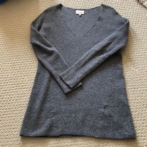 Wilfred long v-neck sweater.